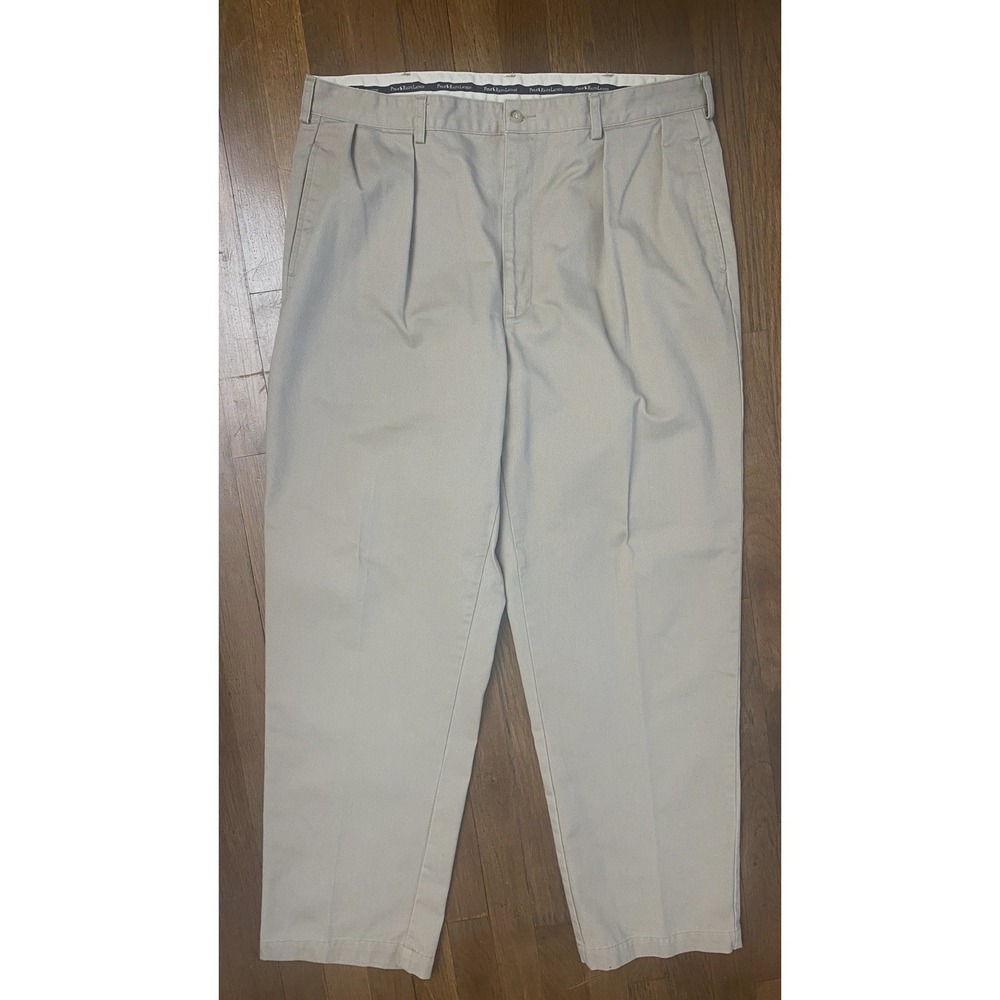 Polo Ralph Lauren Double Pleated Chino "Andrew" 38x31 High Rise Forward Pleats